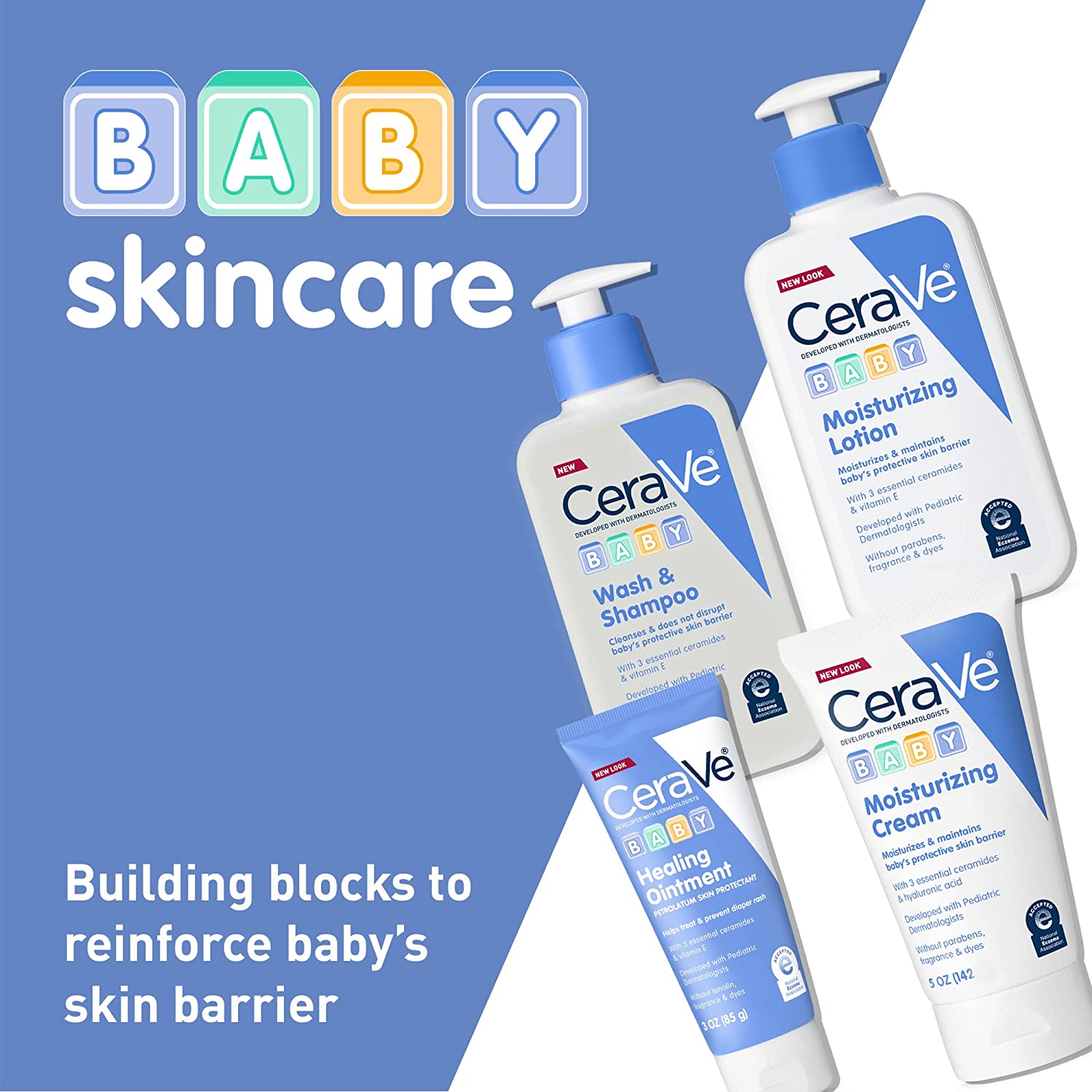 CeraVe Baby Lotion | Gentle Baby Skin Care with Ceramides, Niacinamide & Vitamin E | Fragrance, Paraben, Dye & Phthalates Free | Lightweight Baby Moisturizer | 16 Ounce - Image 6